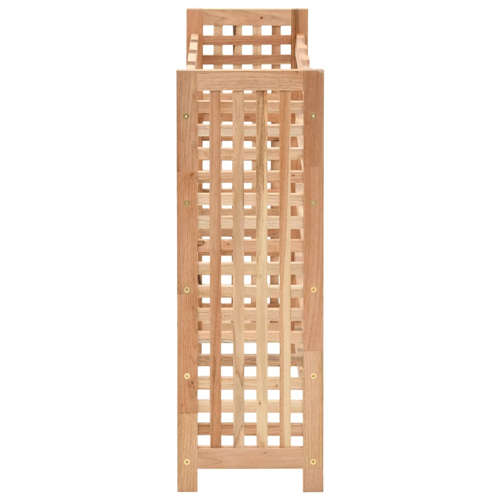 vidaXL Suport sticle vin pentru 25 sticle, 63x25x73 cm, lemn masiv nuc vidaXL Suport sticle vin pentru 25 sticle, 63x25x73 cm, lemn masiv nuc
