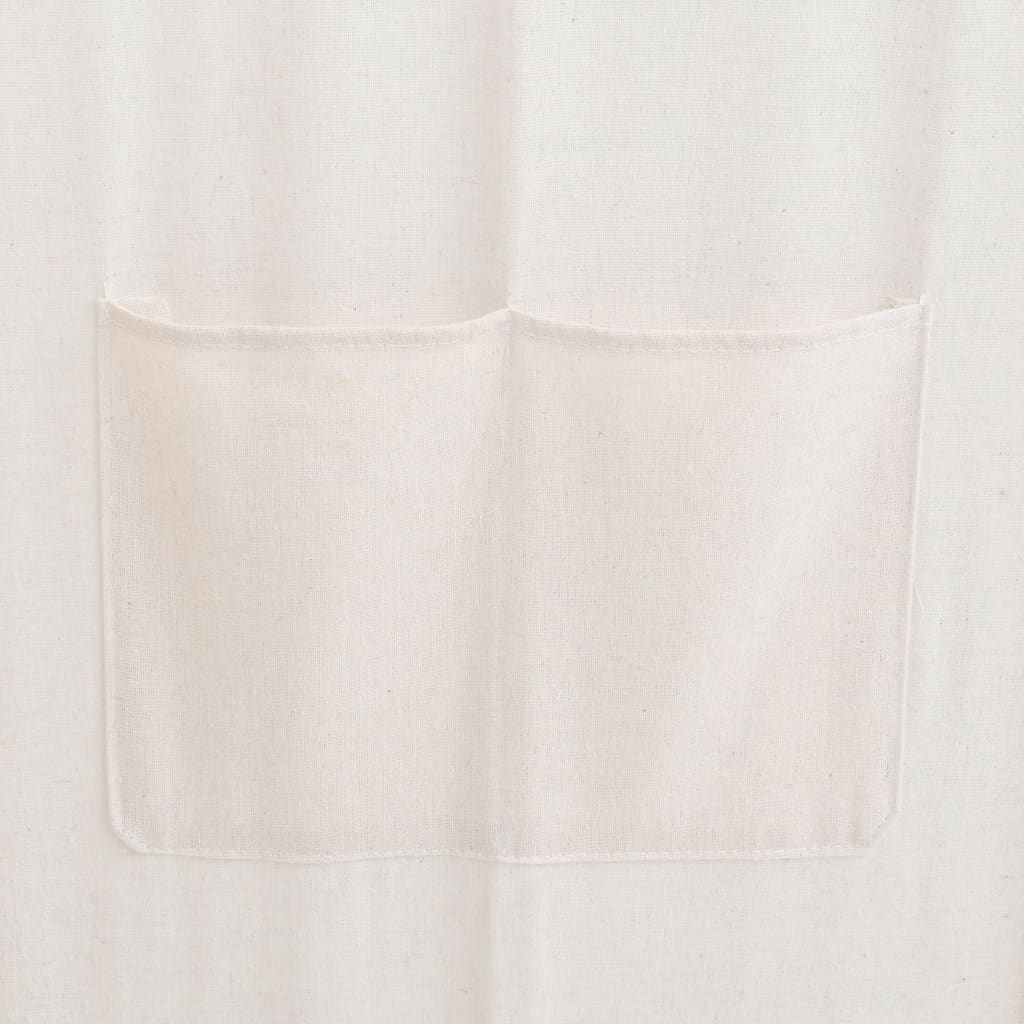 vidaXL Paravan cameră, 5 panouri, crem, 200x170x4 cm, material textil vidaXL Paravan cameră, 5 panouri, crem, 200x170x4 cm, material textil