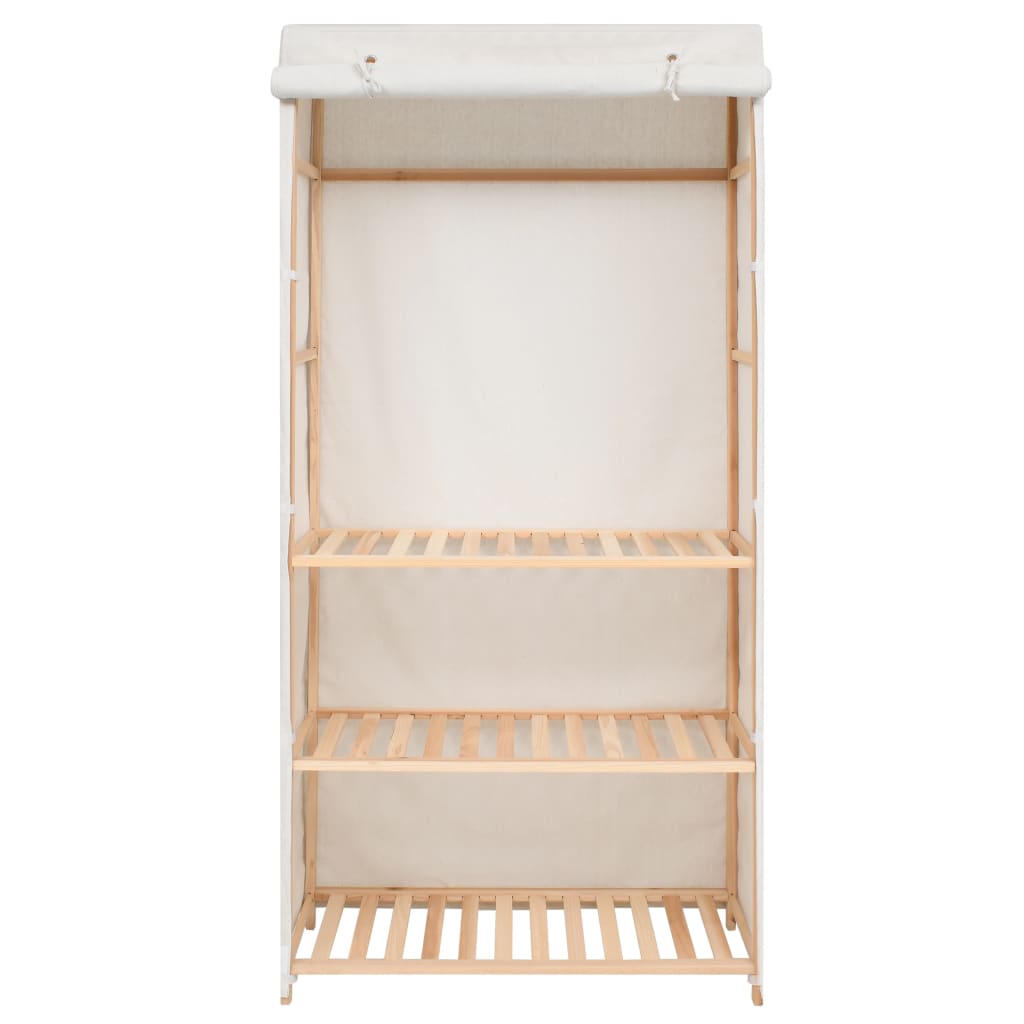vidaXL Dulap de haine cu 3 rafturi, 79 x 40 x 170 cm vidaXL Dulap de haine cu 3 rafturi, 79 x 40 x 170 cm