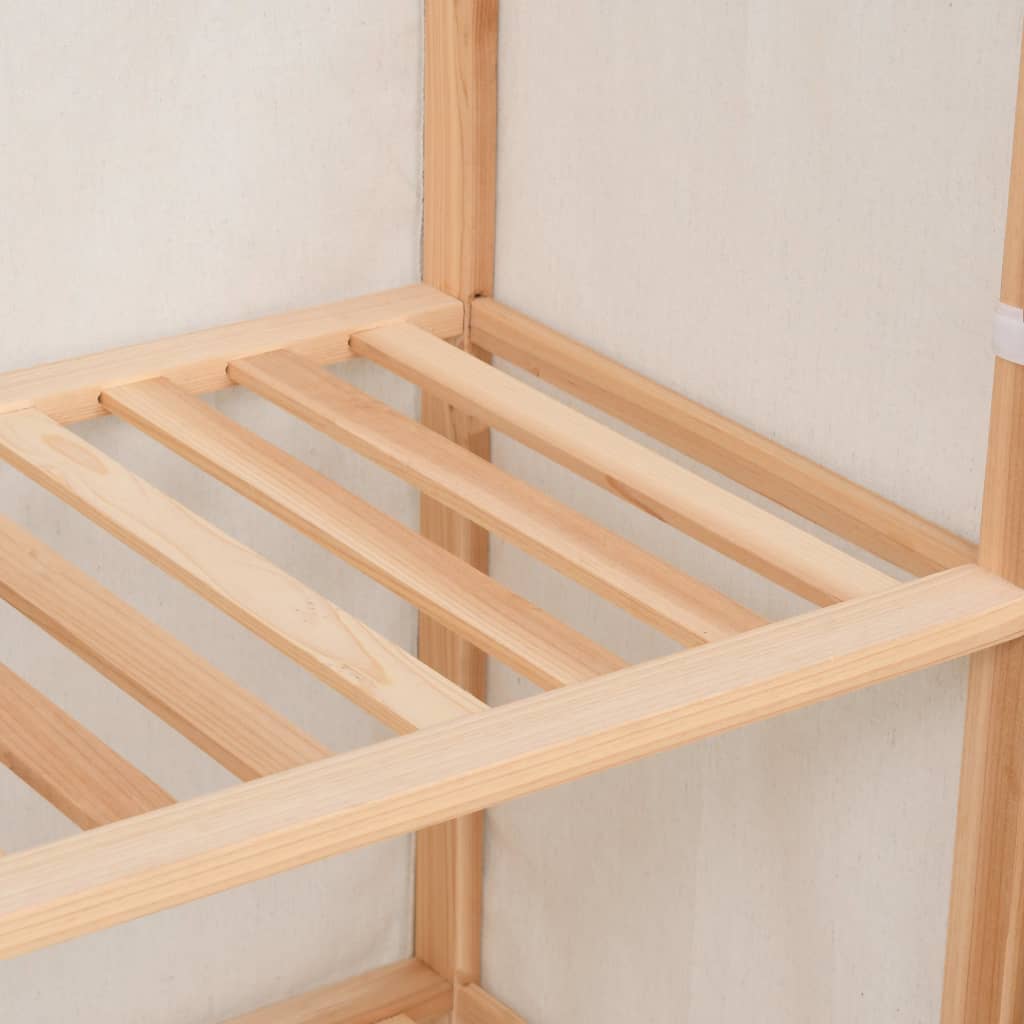 vidaXL Dulap de haine cu 3 rafturi, 79 x 40 x 170 cm vidaXL Dulap de haine cu 3 rafturi, 79 x 40 x 170 cm