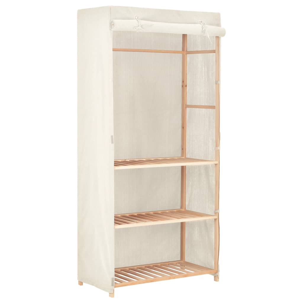 vidaXL Dulap de haine cu 3 rafturi, 79 x 40 x 170 cm vidaXL Dulap de haine cu 3 rafturi, 79 x 40 x 170 cm