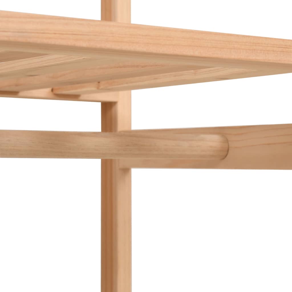 vidaXL Dulap de haine cu 3 rafturi, 110 x 40 x 170 cm vidaXL Dulap de haine cu 3 rafturi, 110 x 40 x 170 cm