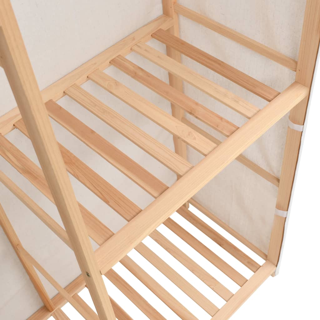 vidaXL Dulap de haine cu 3 rafturi, 110 x 40 x 170 cm vidaXL Dulap de haine cu 3 rafturi, 110 x 40 x 170 cm