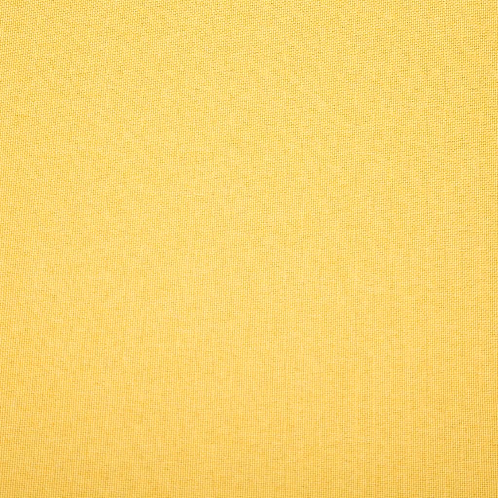 vidaXL Canapea cu 3 locuri, material textil, 172 x 70 x 82 cm, galben