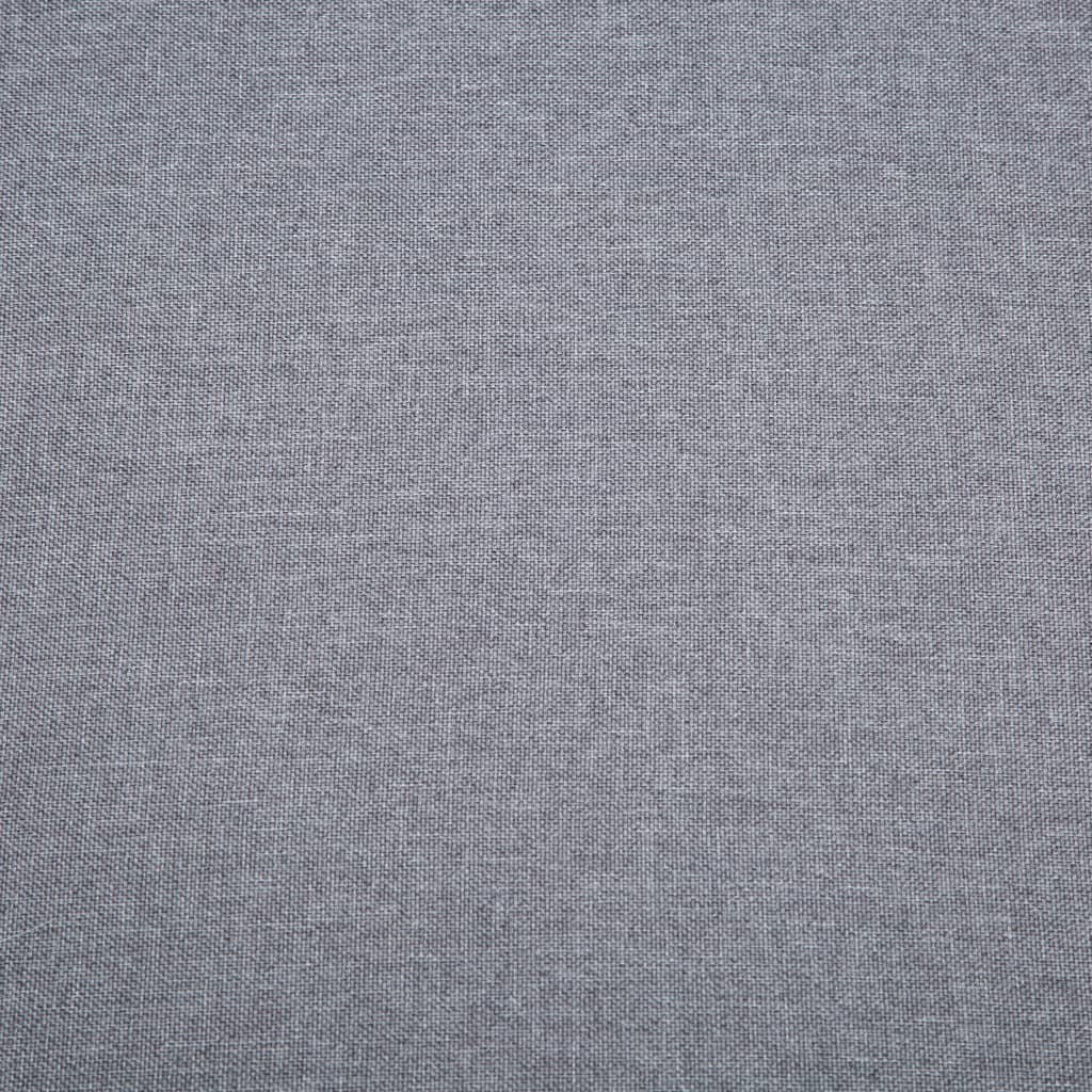 vidaXL Canapea 3 locuri, tapițerie textilă, 172x70x82 cm, gri deschis vidaXL Canapea 3 locuri, tapițerie textilă, 172x70x82 cm, gri deschis