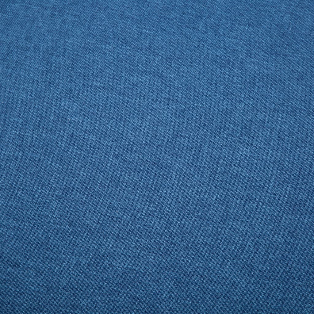 vidaXL Canapea cu 3 locuri, tapițerie textilă, 172x70x82 cm, albastru