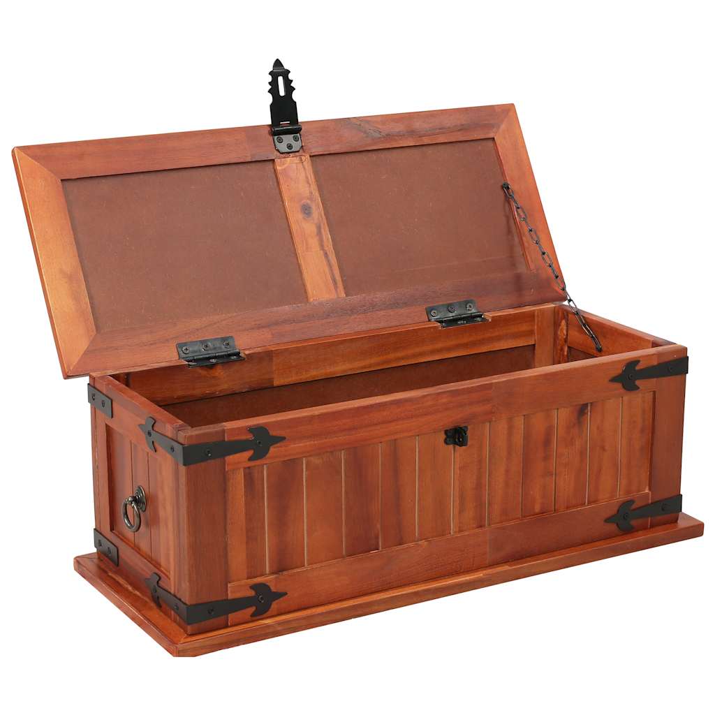 vidaXL Cufăr de depozitare, 60x25x22 cm, lemn masiv de acacia vidaXL Cufăr de depozitare, 60x25x22 cm, lemn masiv de acacia