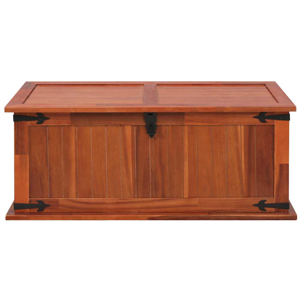 vidaXL Cufăr de depozitare, 90x45x40 cm, lemn masiv de acacia vidaXL Cufăr de depozitare, 90x45x40 cm, lemn masiv de acacia