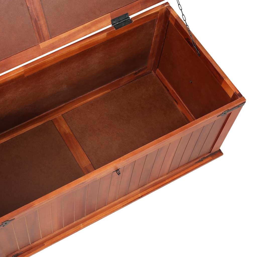 vidaXL Cufăr de depozitare, 90x45x40 cm, lemn masiv de acacia vidaXL Cufăr de depozitare, 90x45x40 cm, lemn masiv de acacia