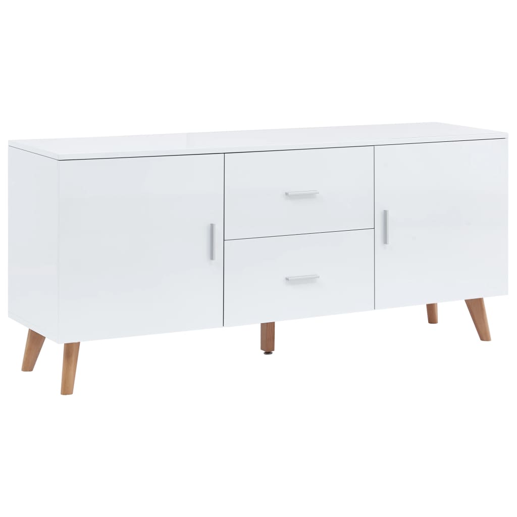 vidaXL Servantă, alb, 160x40x70 cm, MDF