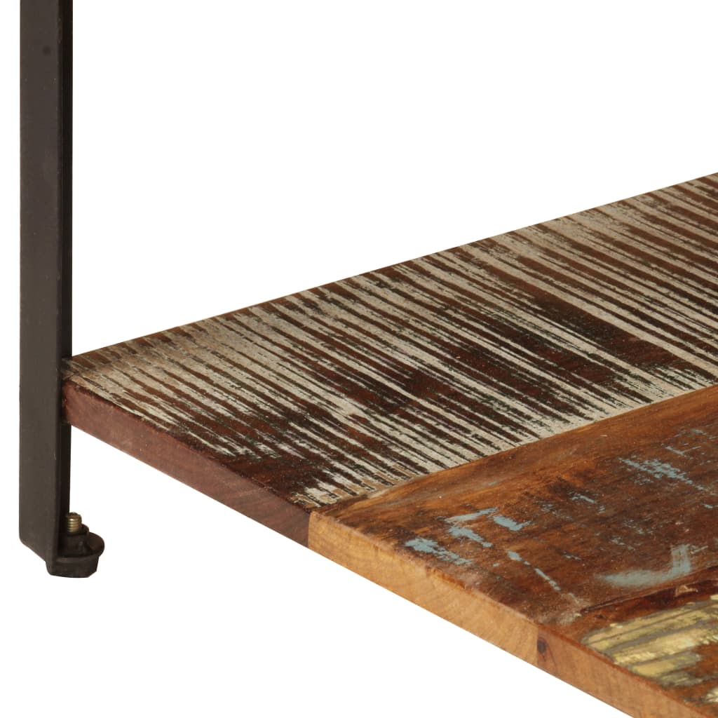 vidaXL Măsuță de cafea cu raft, 100 x 60 x 35 cm, lemn masiv reciclat vidaXL Măsuță de cafea cu raft, 100 x 60 x 35 cm, lemn masiv reciclat