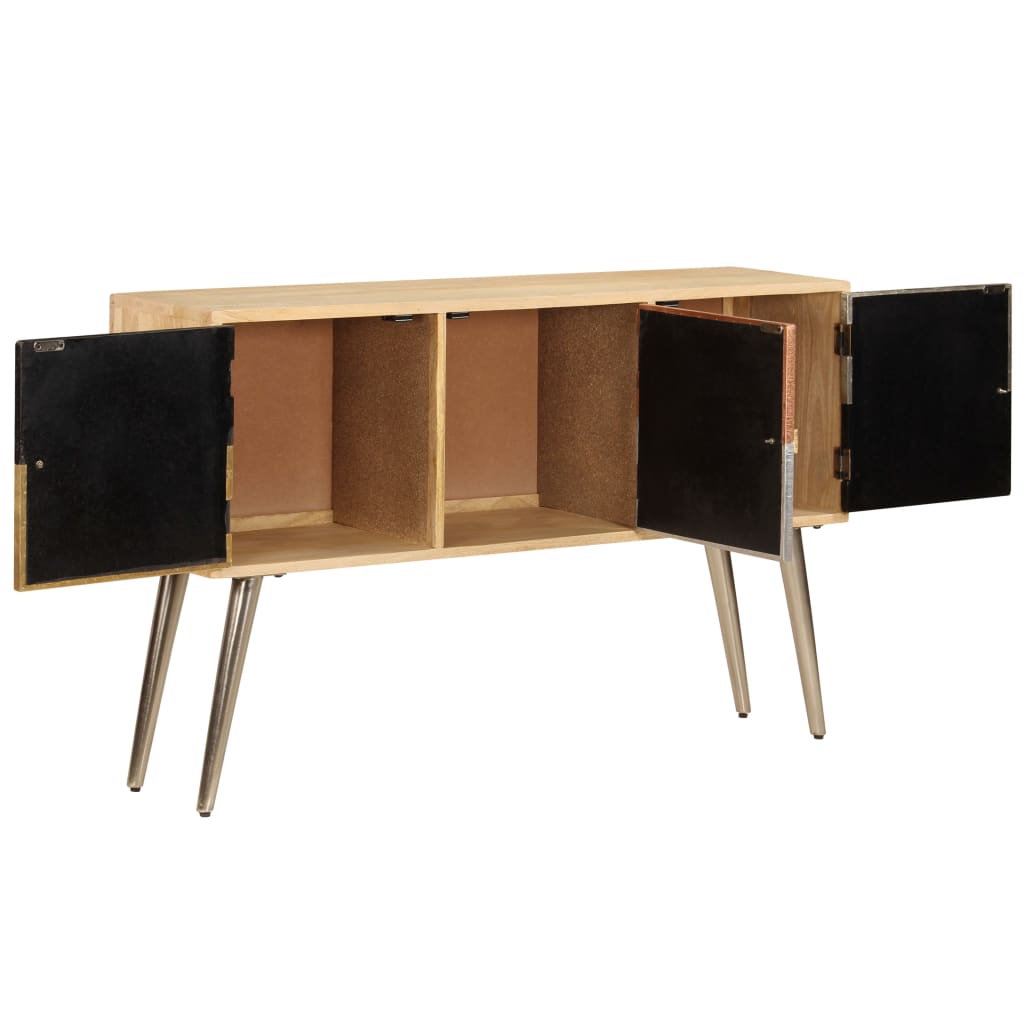 vidaXL Dulap, 120 x 30 x 75 cm, lemn masiv de mango