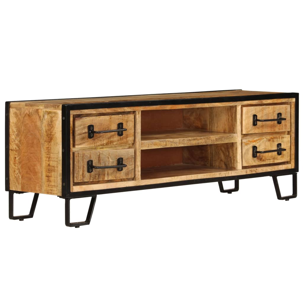 vidaXL Comodă TV cu sertare, 120 x 30 x 40 cm, lemn masiv de mango vidaXL Comodă TV cu sertare, 120 x 30 x 40 cm, lemn masiv de mango