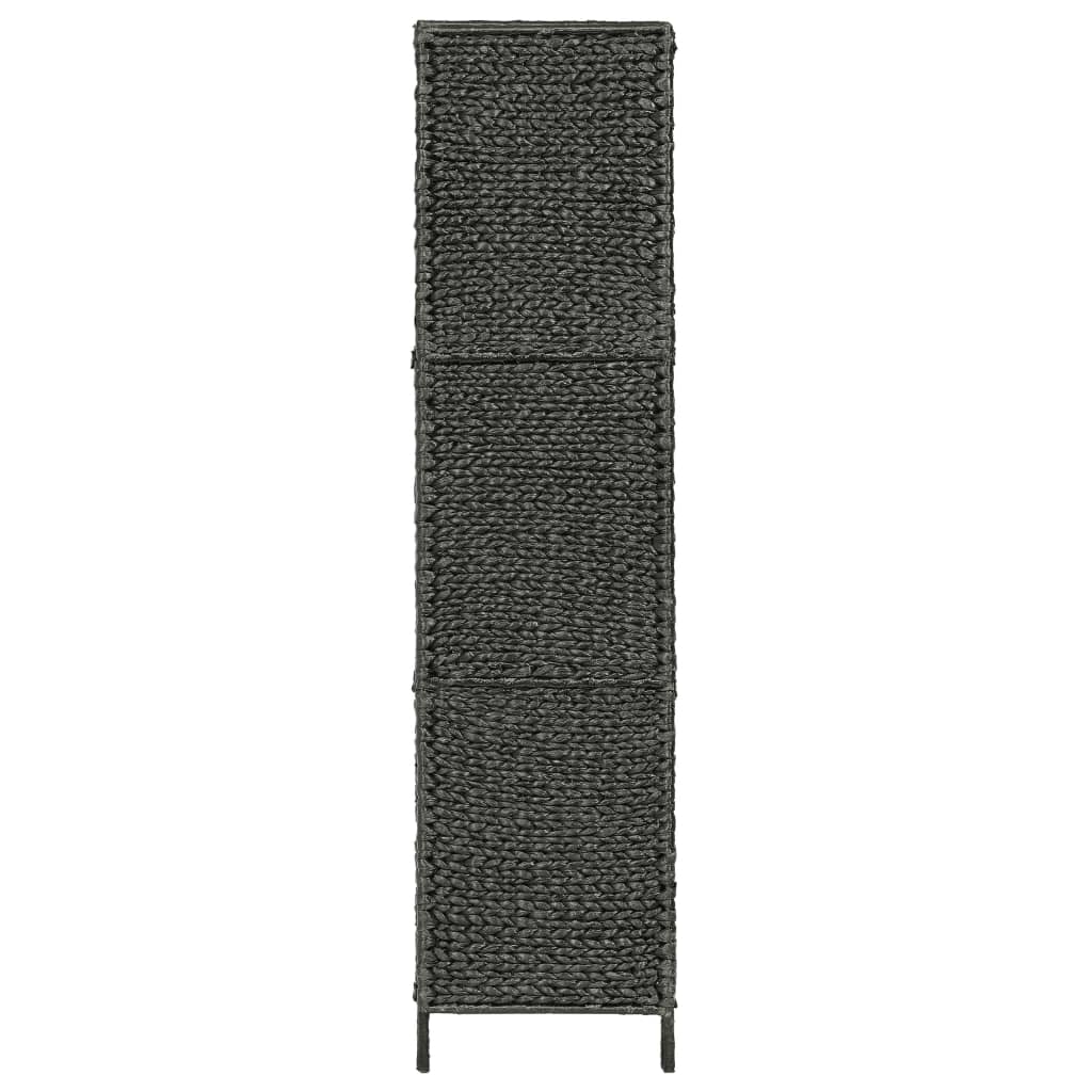 vidaXL Paravan cameră cu 5 panouri, negru, 193x160 cm, zambilă de apă vidaXL Paravan cameră cu 5 panouri, negru, 193x160 cm, zambilă de apă