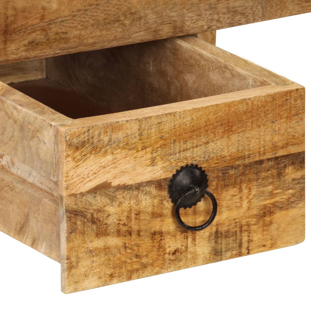 vidaXL Birou cu 2 sertare, 110 x 50 x 77 cm, lemn masiv de mango