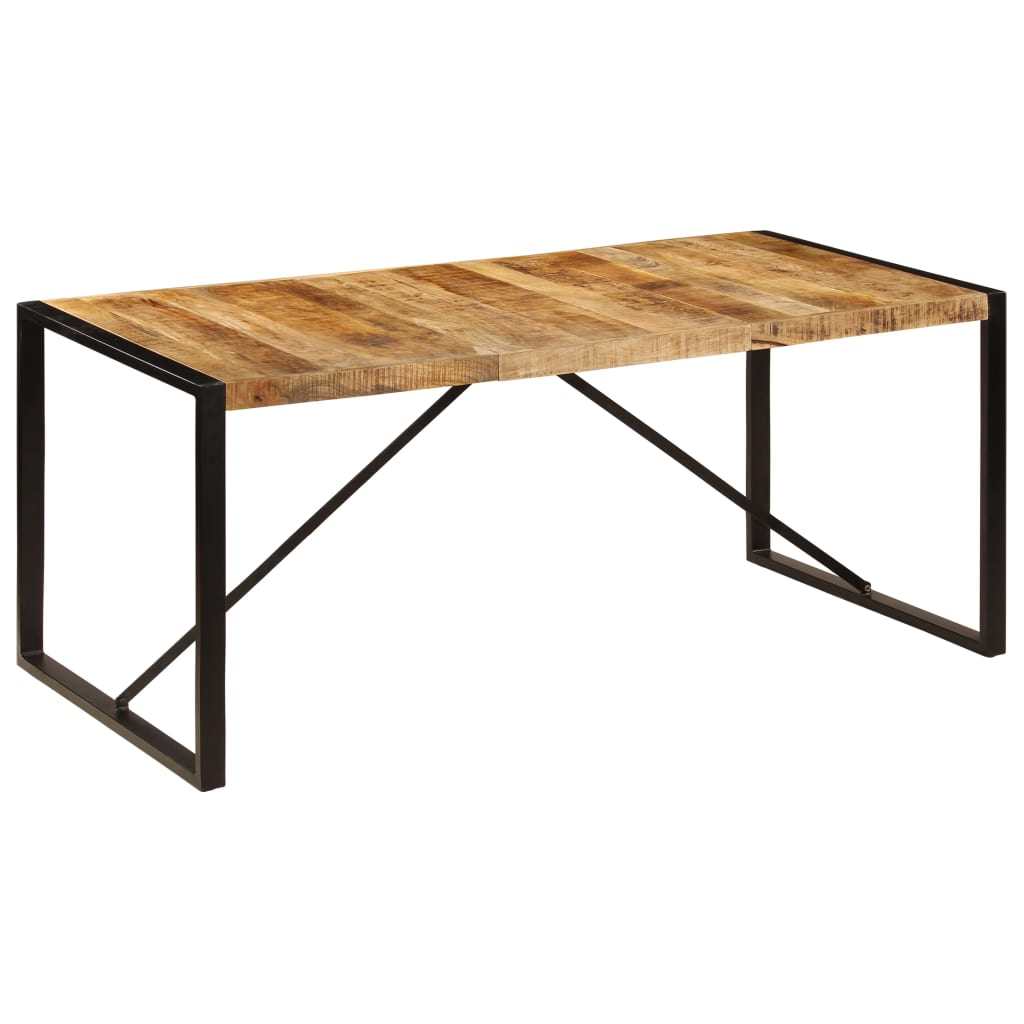 vidaXL Masă de bucătărie, 180 x 90 x 75 cm, lemn masiv de mango vidaXL Masă de bucătărie, 180 x 90 x 75 cm, lemn masiv de mango