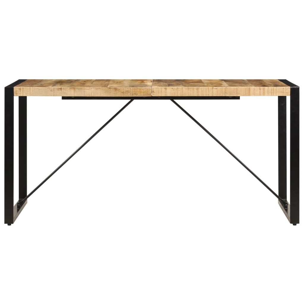 vidaXL Masă de bucătărie, 160x80x75 cm, lemn masiv de mango vidaXL Masă de bucătărie, 160x80x75 cm, lemn masiv de mango