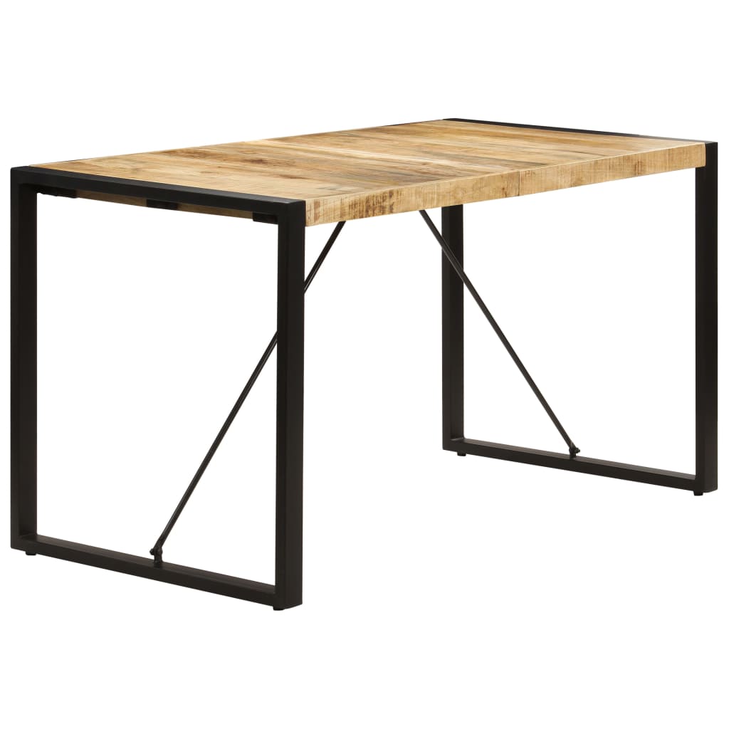 vidaXL Masă de bucătărie, 140x70x75 cm, lemn masiv de mango vidaXL Masă de bucătărie, 140x70x75 cm, lemn masiv de mango