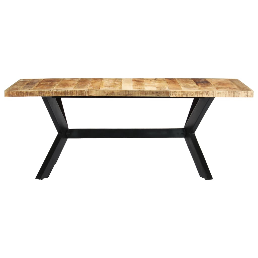 vidaXL Masă de bucătărie, 200x100x75 cm, lemn masiv de mango vidaXL Masă de bucătărie, 200x100x75 cm, lemn masiv de mango