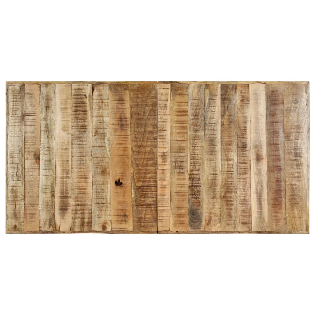 vidaXL Masă de bucătărie, 160x80x75cm, lemn masiv de mango nefinisat vidaXL Masă de bucătărie, 160x80x75cm, lemn masiv de mango nefinisat