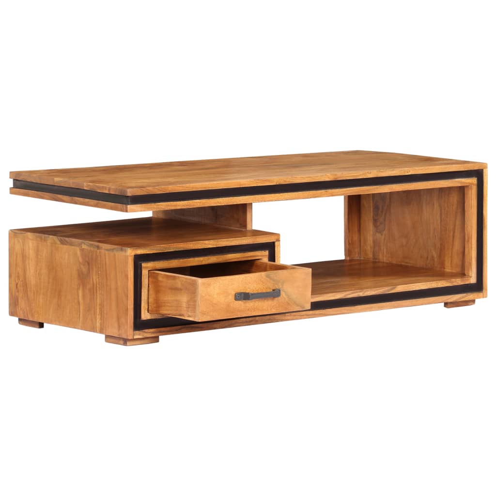 vidaXL Măsuță de cafea, 100x45x33 cm, lemn masiv de acacia vidaXL Măsuță de cafea, 100x45x33 cm, lemn masiv de acacia