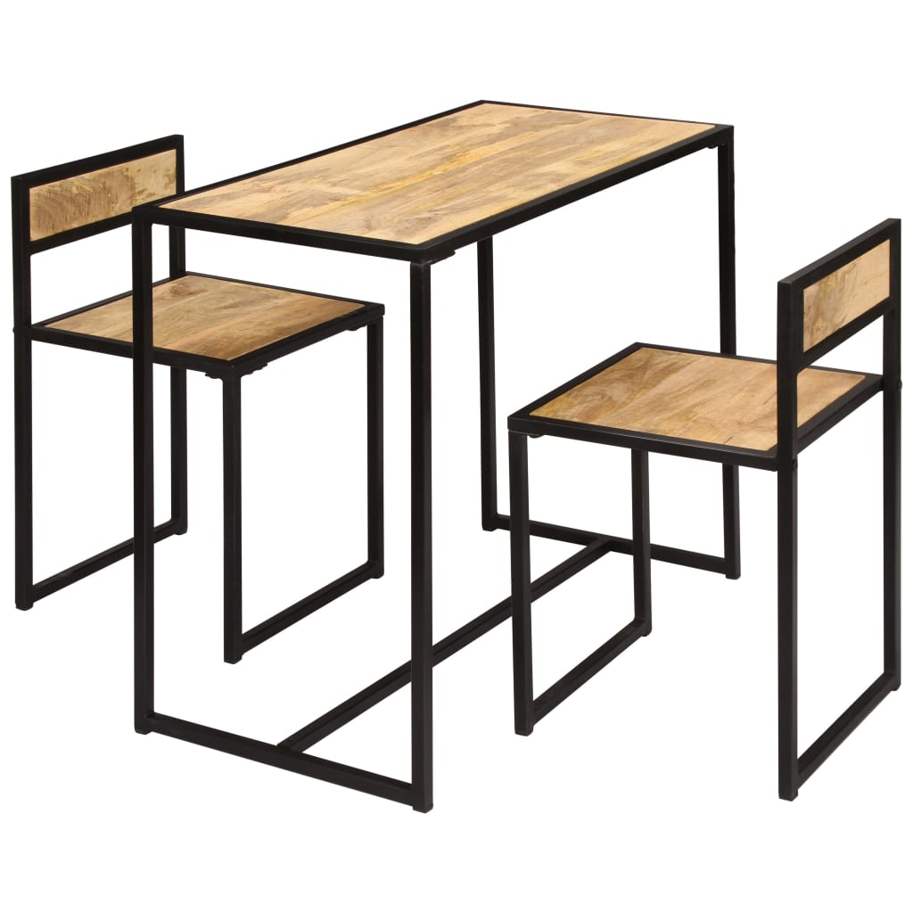 vidaXL Set mobilier bucătărie, 3 piese, lemn masiv de mango vidaXL Set mobilier bucătărie, 3 piese, lemn masiv de mango