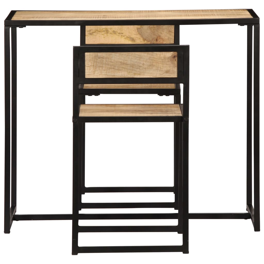 vidaXL Set mobilier bucătărie, 3 piese, lemn masiv de mango vidaXL Set mobilier bucătărie, 3 piese, lemn masiv de mango