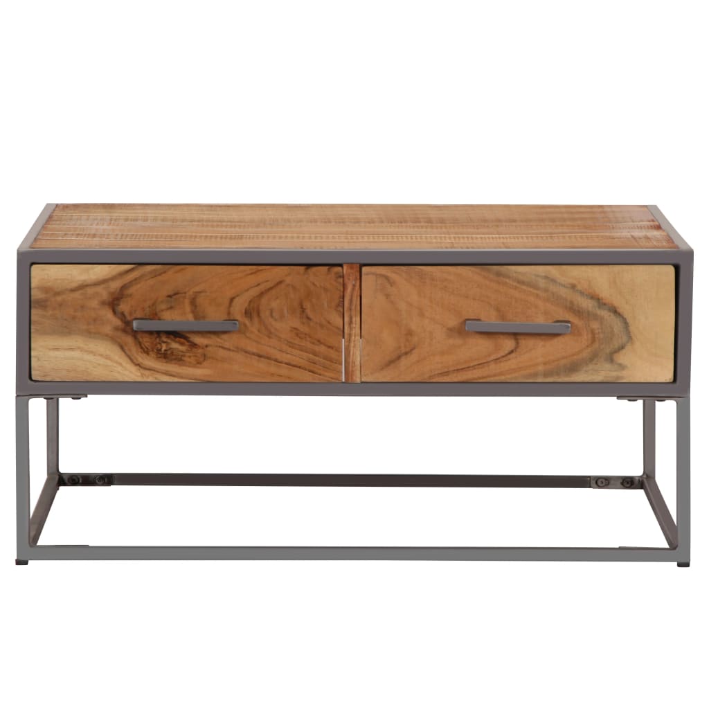 vidaXL Măsuță de cafea, 75 x 75 x 35 cm, lemn masiv de acacia vidaXL Măsuță de cafea, 75 x 75 x 35 cm, lemn masiv de acacia