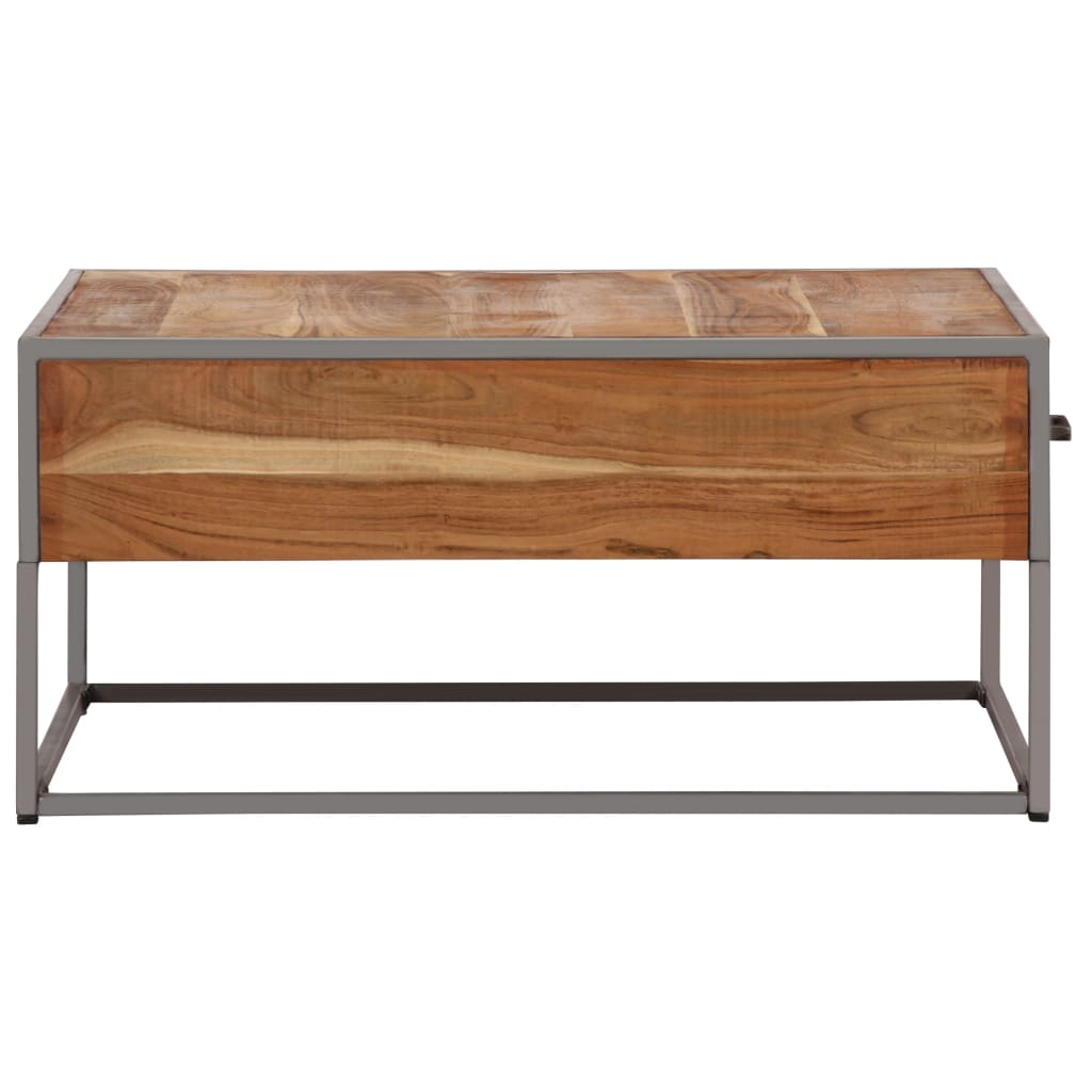 vidaXL Măsuță de cafea, 75 x 75 x 35 cm, lemn masiv de acacia vidaXL Măsuță de cafea, 75 x 75 x 35 cm, lemn masiv de acacia