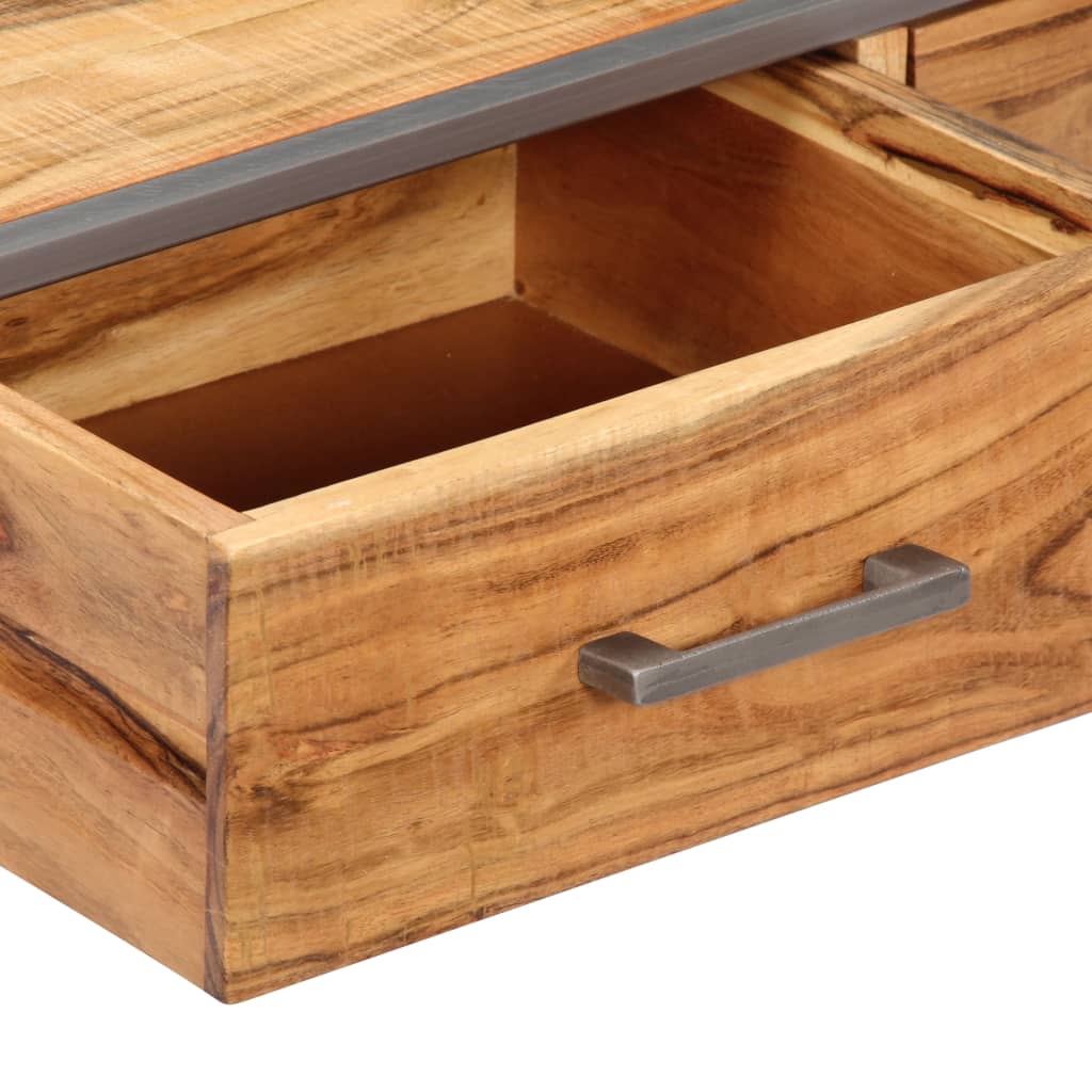 vidaXL Măsuță de cafea, 75 x 75 x 35 cm, lemn masiv de acacia vidaXL Măsuță de cafea, 75 x 75 x 35 cm, lemn masiv de acacia