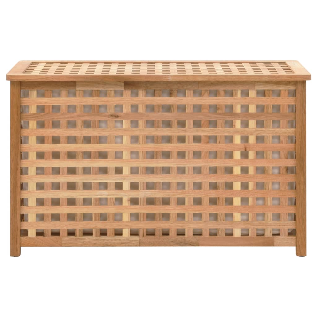 vidaXL Cufăr de rufe, 77,5x37,5x46,5 cm, lemn masiv de nuc vidaXL Cufăr de rufe, 77,5x37,5x46,5 cm, lemn masiv de nuc