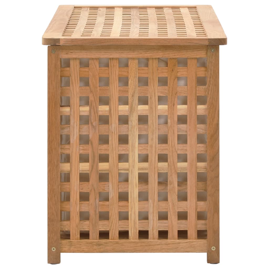 vidaXL Cufăr de rufe, 77,5x37,5x46,5 cm, lemn masiv de nuc vidaXL Cufăr de rufe, 77,5x37,5x46,5 cm, lemn masiv de nuc