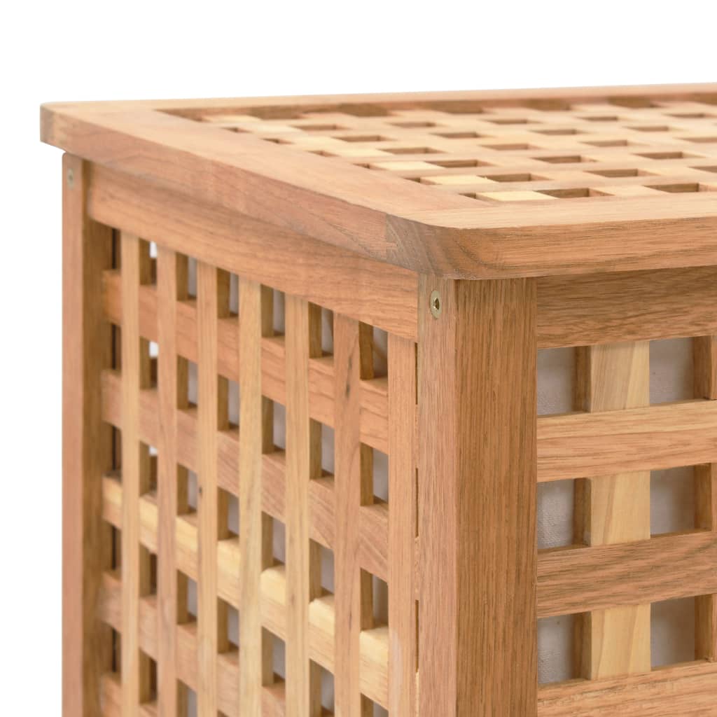 vidaXL Cufăr de rufe, 77,5x37,5x46,5 cm, lemn masiv de nuc vidaXL Cufăr de rufe, 77,5x37,5x46,5 cm, lemn masiv de nuc