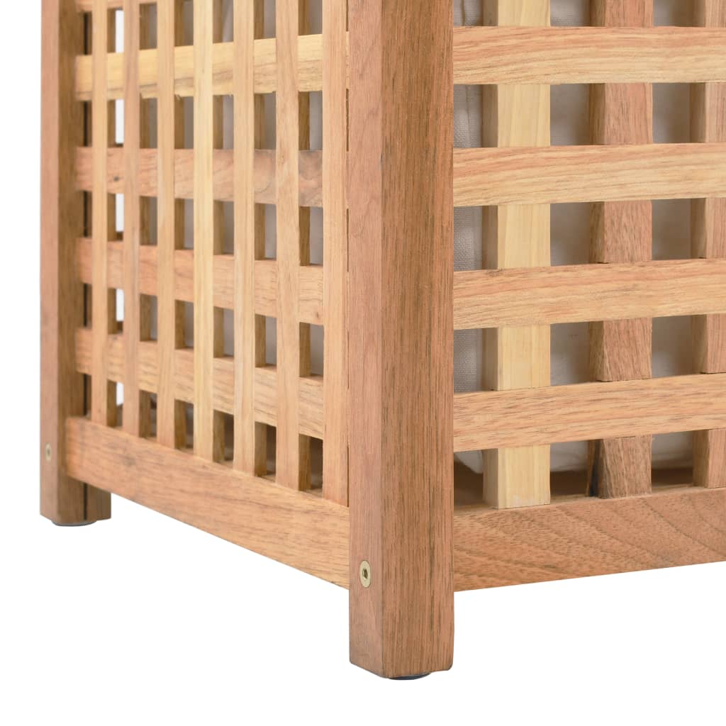 vidaXL Cufăr de rufe, 77,5x37,5x46,5 cm, lemn masiv de nuc vidaXL Cufăr de rufe, 77,5x37,5x46,5 cm, lemn masiv de nuc