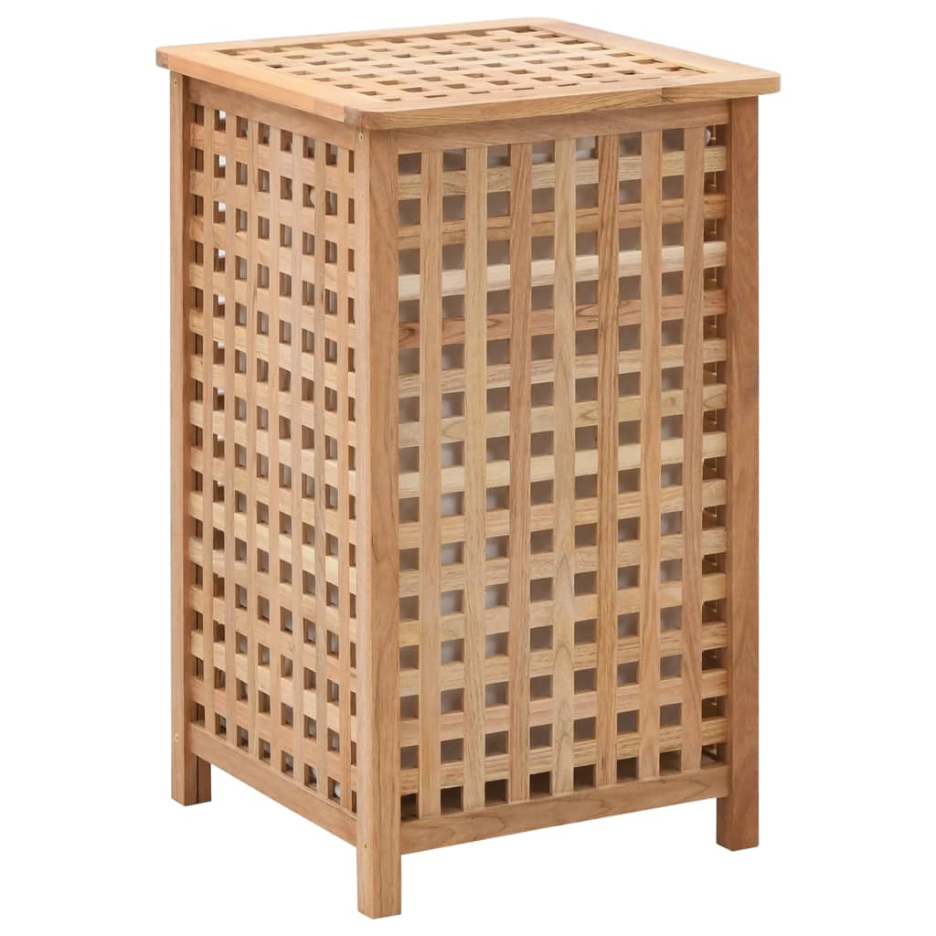 vidaXL Coș de rufe, 39x39x65 cm, lemn masiv de nuc vidaXL Coș de rufe, 39x39x65 cm, lemn masiv de nuc