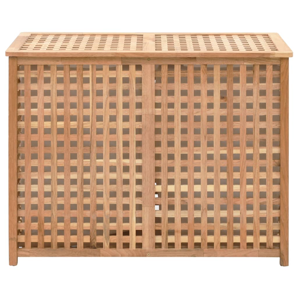 vidaXL Coș de rufe, 87,5x46x67 cm, lemn masiv de nuc vidaXL Coș de rufe, 87,5x46x67 cm, lemn masiv de nuc