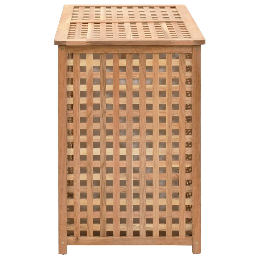 vidaXL Coș de rufe, 87,5x46x67 cm, lemn masiv de nuc vidaXL Coș de rufe, 87,5x46x67 cm, lemn masiv de nuc