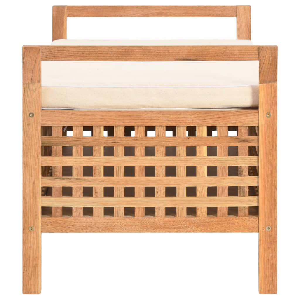vidaXL Bancă de depozitare, 93 x 49 x 49 cm, lemn masiv de nuc vidaXL Bancă de depozitare, 93 x 49 x 49 cm, lemn masiv de nuc