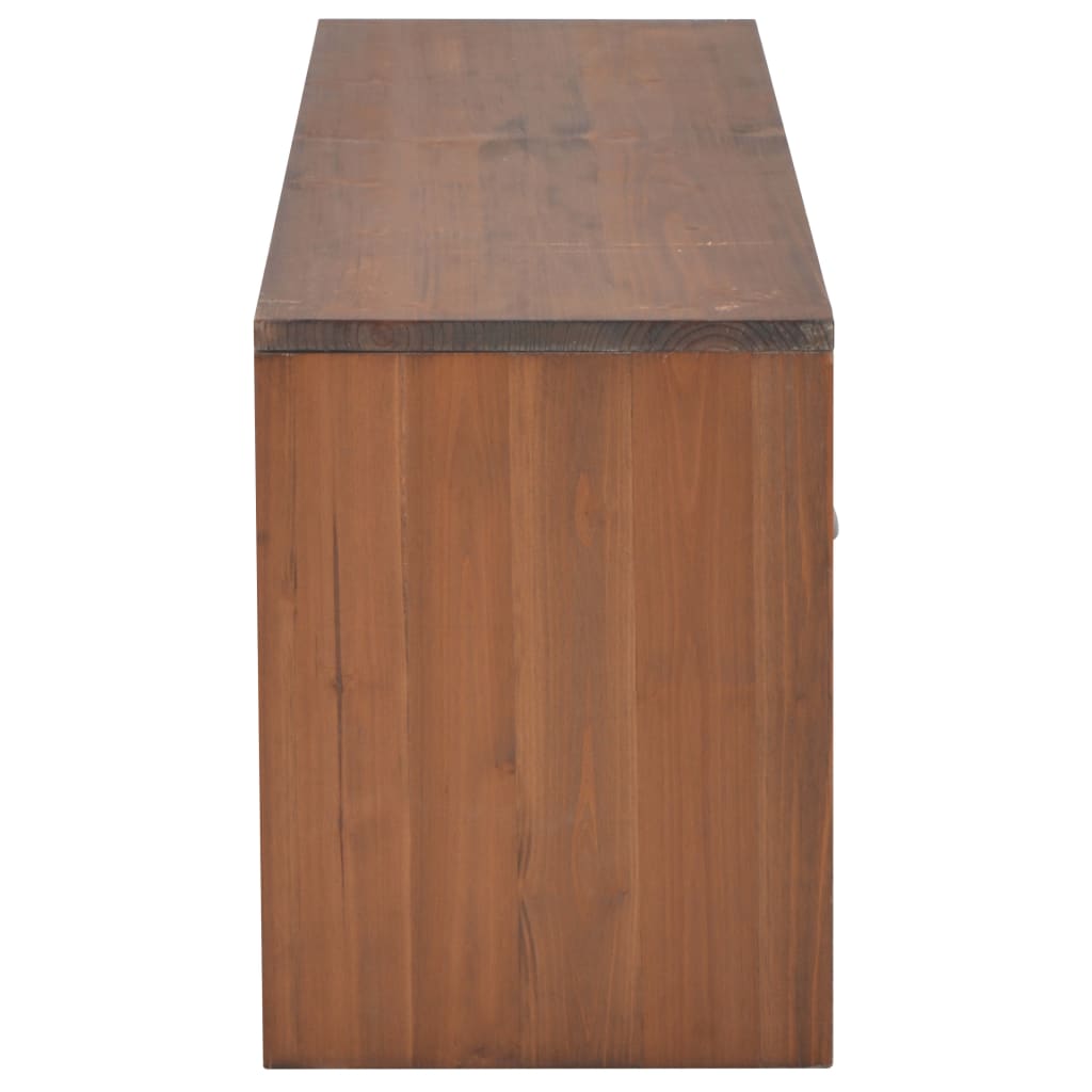 vidaXL Comodă TV cu 4 sertare, 120x30x40 cm, lemn masiv de brad