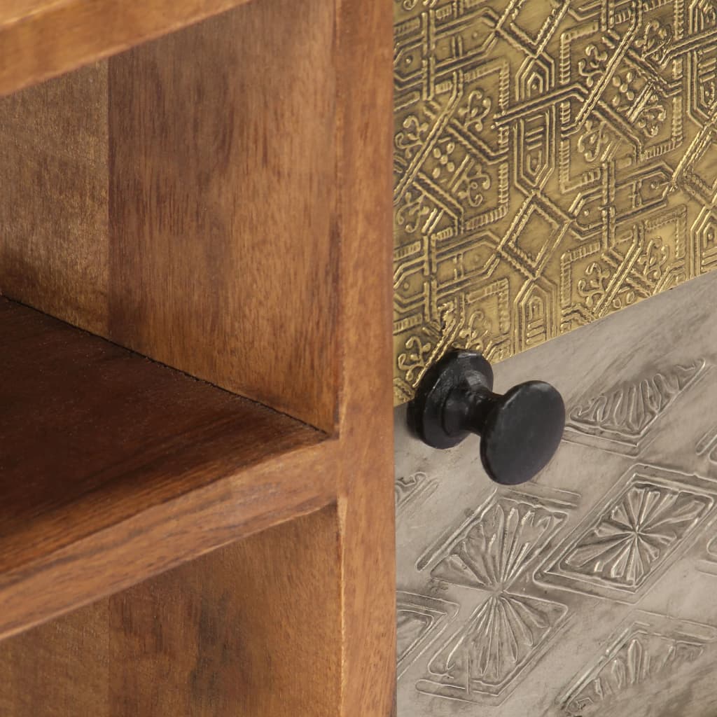 vidaXL Comodă TV, 140x30x40 cm, lemn masiv de acacia