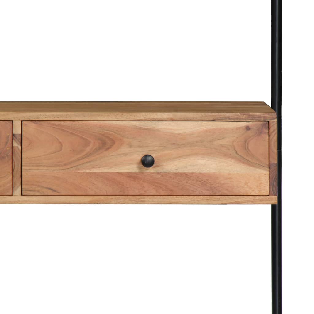 vidaXL Birou de perete, 90 x 40 x 170 cm, lemn masiv de acacia