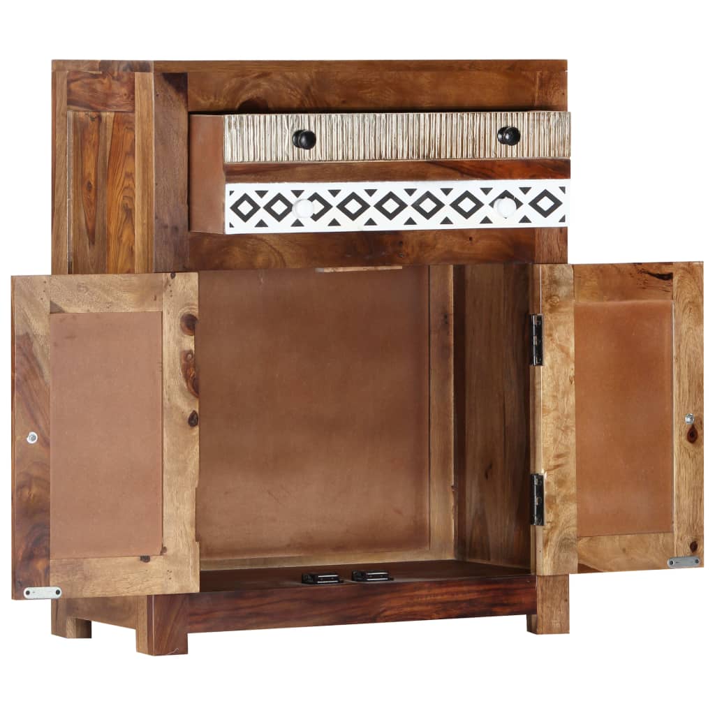 vidaXL Dulap lateral, 60 x 30 x 75 cm, lemn masiv de acacia vidaXL Dulap lateral, 60 x 30 x 75 cm, lemn masiv de acacia