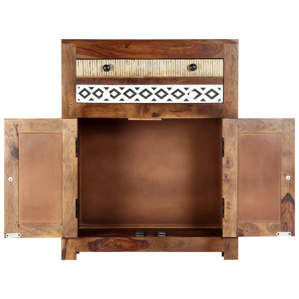 vidaXL Dulap lateral, 60 x 30 x 75 cm, lemn masiv de acacia vidaXL Dulap lateral, 60 x 30 x 75 cm, lemn masiv de acacia