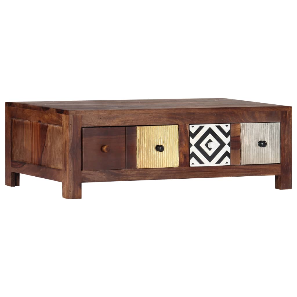vidaXL Măsuță de cafea, 90 x 50 x 30 cm, lemn masiv de acacia vidaXL Măsuță de cafea, 90 x 50 x 30 cm, lemn masiv de acacia