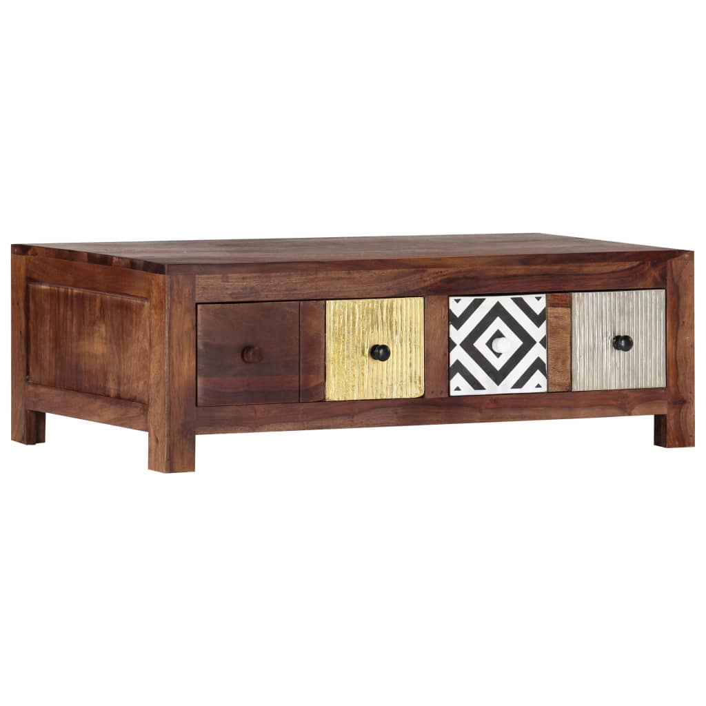 vidaXL Măsuță de cafea, 90 x 50 x 30 cm, lemn masiv de acacia vidaXL Măsuță de cafea, 90 x 50 x 30 cm, lemn masiv de acacia