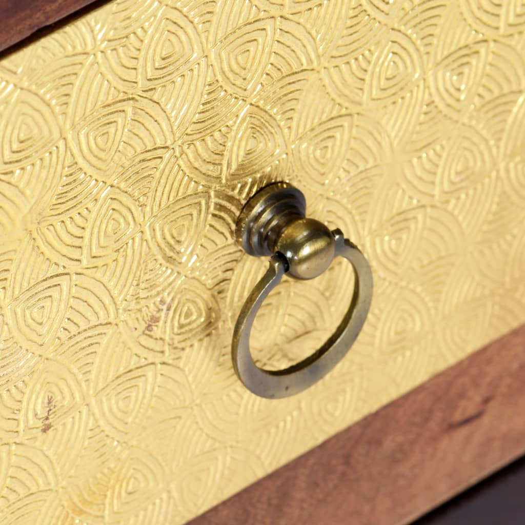 vidaXL Dulap lateral, 40 x 30 x 110 cm, lemn masiv de acacia