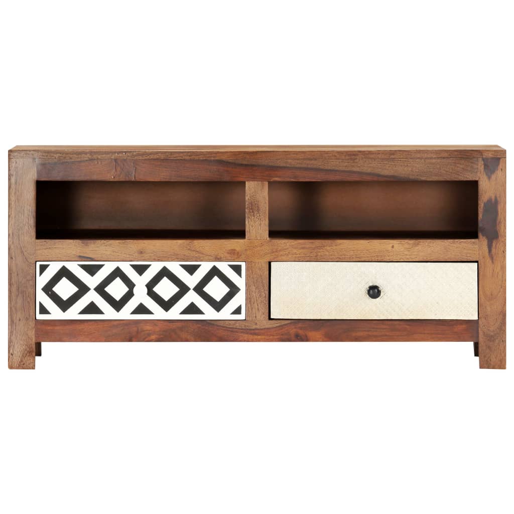 vidaXL Comodă TV, 90 x 30 x 40 cm, lemn masiv de acacia