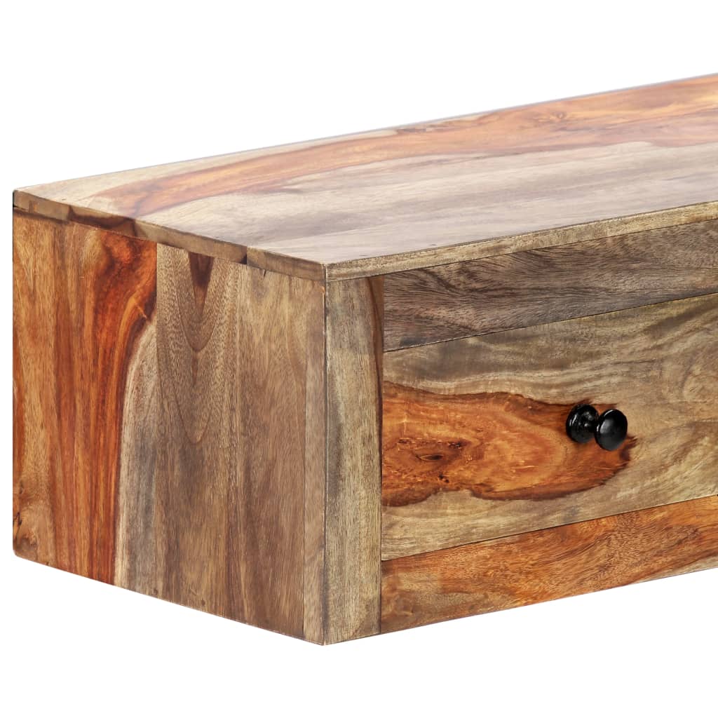 vidaXL Masă consolă de perete, 100x25x20 cm, lemn masiv de acacia
