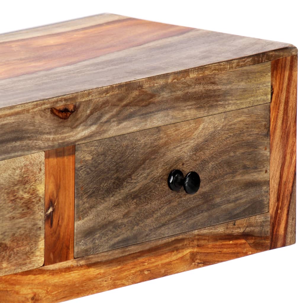 vidaXL Masă consolă de perete, 100x25x20 cm, lemn masiv de acacia