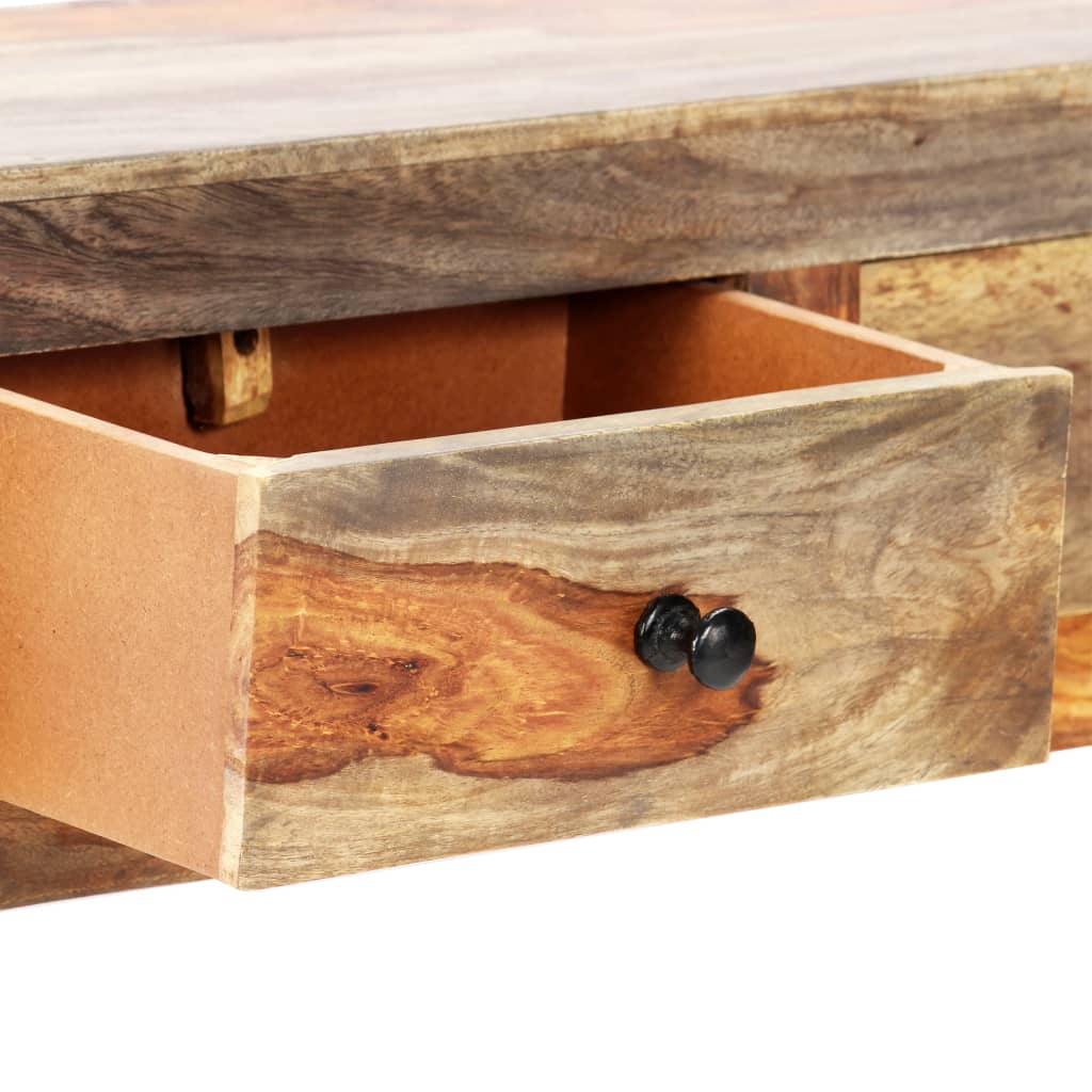 vidaXL Masă consolă de perete, 100x25x20 cm, lemn masiv de acacia